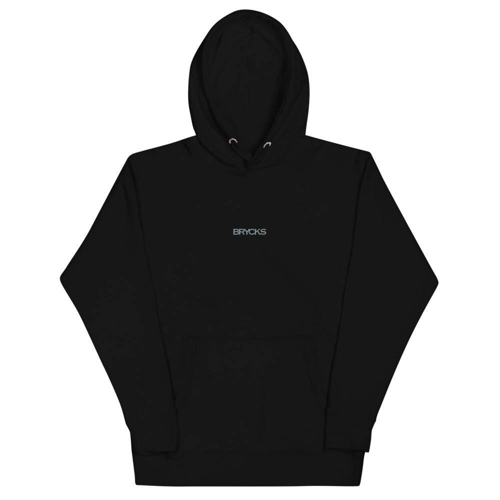 Black Brycks Embroidered Hoodie