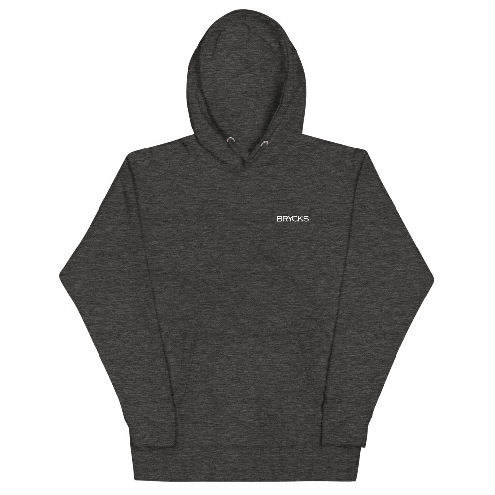 Brycks Basic Hoodie - Charcoal Heather - Front